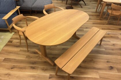 飛騨家具,HIDA,飛騨産業,侭 Hida Table System,オーダーダイニング,豆,国産,天然木,枚方家具団地,木匠舘マイ・ドゥ
