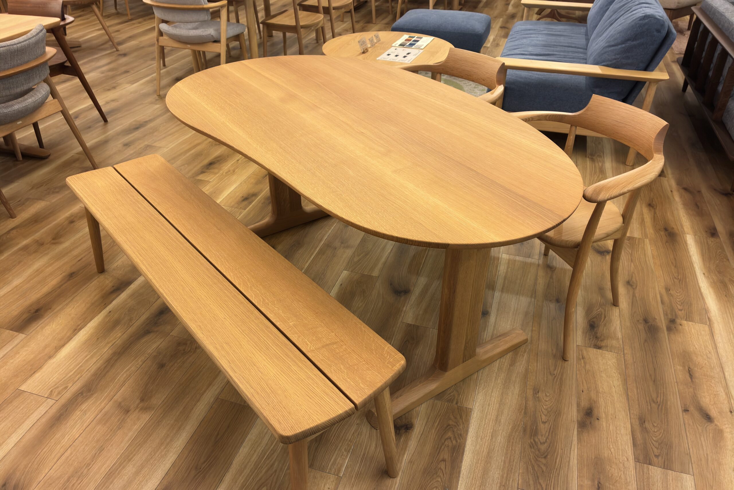飛騨家具,HIDA,飛騨産業,侭 Hida Table System,オーダーダイニング,豆,国産,天然木,枚方家具団地,木匠舘マイ・ドゥ