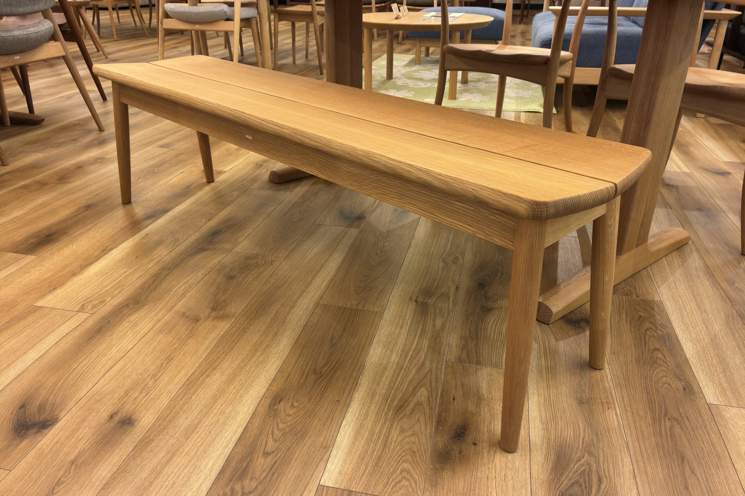 飛騨家具,HIDA,飛騨産業,ベンチ,国産,チェア,天然木,枚方家具団地,木匠舘マイ・ドゥ