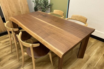 ブラックウォールナット 国産 一枚板 飛騨家具 枚方家具団地 木匠舘マイ・ドゥ